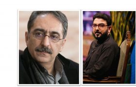 حامد عسکری و شهرام شکیبا روی صندلی اجرای «جاذبه» و «معزا»