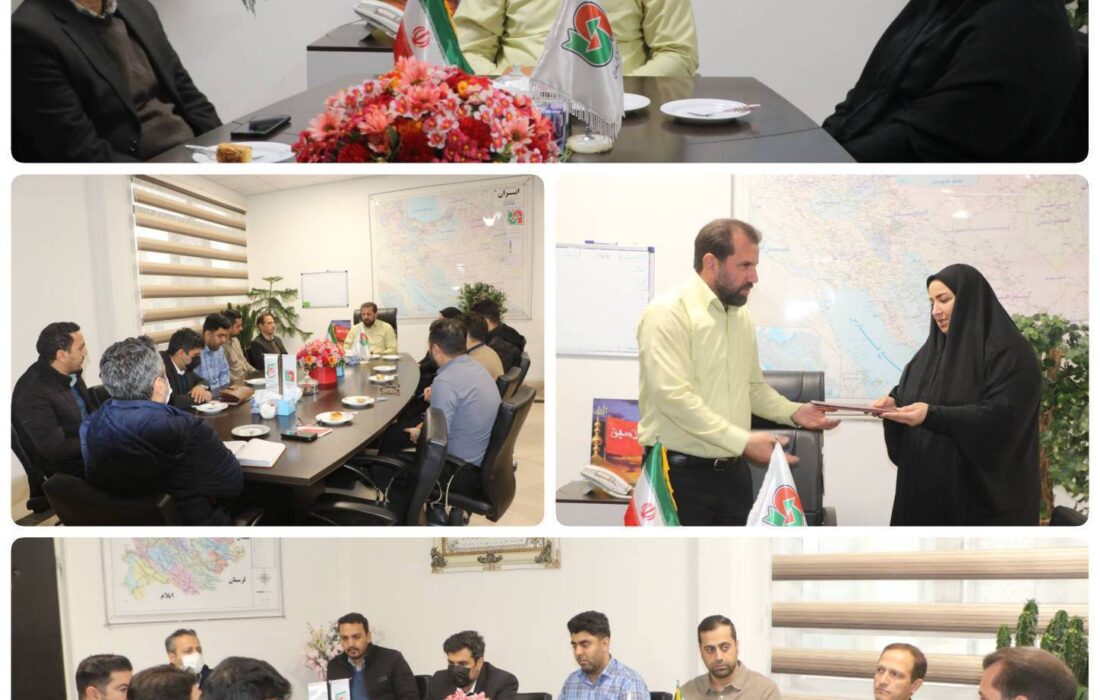 آیین تکریم و معارفه رییس اداره روابط عمومی اداره کل راهداری و حمل و نقل جاده ای استان کرمانشاه